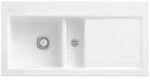 Villeroy und Boch Subway 60 Einbausp&uuml;le 677001KG links, mit Ablaufgarnitur,
