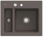 Villeroy und Boch Subway 60 XM Einbausp&uuml;le 678002TR mit Ablaufgarnitur,