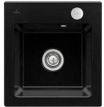 Villeroy und Boch Subway Fl&auml;chenb&uuml;ndige Sp&uuml;le 67812FJ0 mit Ablaufgarnitur und