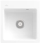 Villeroy und Boch Subway Fl&auml;chenb&uuml;ndige Sp&uuml;le 67811FR1 mit Ablaufgarnitur und