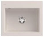 Villeroy und Boch Subway 60 S Einbausp&uuml;le 330901KR mit Ablaufgarnitur, 600 x 510 mm,