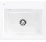 Villeroy & Boch Subway 60 S Einbausp&uuml;le 330902KG mit Ablaufgarnitur und
