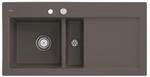 Villeroy und Boch Subway 60 Einbausp&uuml;le 677002TR links, mit Ablaufgarnitur,