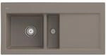 Villeroy und Boch Subway 60 Einbausp&uuml;le 677001TR links, mit Ablaufgarnitur,