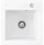 Villeroy und Boch Subway Fl&auml;chenb&uuml;ndige Sp&uuml;le 67812FR1 mit Ablaufgarnitur und