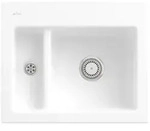 Villeroy und Boch Subway 60 XM Einbausp&uuml;le 678001R1 mit Ablaufgarnitur, 620 x 510