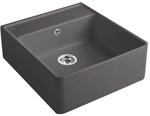 Villeroy und Boch Sp&uuml;lstein Einzelbecken 632061i4 Ablaufgarnitur, Handbet&auml;tigung,
