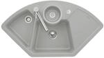 Villeroy und Boch Solo Eck Ecksp&uuml;le 670802KD Ablaufgarnitur, Exzenterbet&auml;tigung,