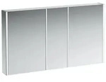 LAUFEN Frame 25 LED-Spiegelschrank H4087549001451, 130cm, 3 T&uuml;ren, Seite wei&szlig;,