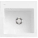 Villeroy und Boch Subway 50 S Einbausp&uuml;le 331501R1 mit Ablaufgarnitur, 525 x 510 mm,