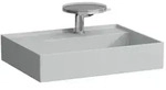 LAUFEN Kartell Waschtisch 8103357598151, 60x46cm, grau, Ablage links, 2...