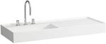 LAUFEN Kartell Waschtisch 8133320008151, 120x46cm, wei&szlig;, Ablage rechts, 2