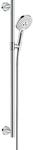 hansgrohe Raindance Select S 120 Brauseset 2632240 weiss chrom, 90 cm Stange Unica