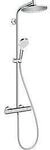 hansgrohe Crometta S 240 1jet Showerpipe mit Thermostat 27267000 hansgrohe Crometta S 240 1jet Showerpipe mit Thermostat 27267000