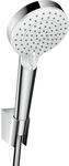 hansgrohe Crometta Vario Wannenset 26692400 160 cm, weiss chrom, Schlauch...