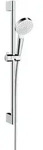 hansgrohe Crometta 1jet Brauseset 26535400 weiss chrom, EcoSmart 9 l/min, 65 cm