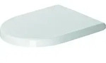 Duravit Starck 3 WC-Sitz 0063890000 Scharniere Edelstahl, Absenkautomatik,
