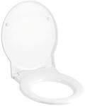 Geberit Joly WC-Sitz 571005000 wei&szlig;, mit Deckel, Scharniere verchromt, mit