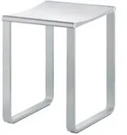 Keuco Hocker Plan 14982010051 verchromt/weiss