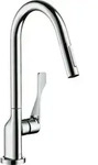Axor Citterio K&uuml;chenarmatur 39835000 herausziehbare Brause, schwenkbar, chrom
