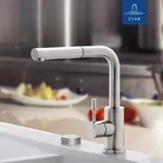 Villeroy und Boch Steel Shower K&uuml;chenarmatur 969701LC 11 l/min, ausziehbar,