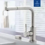 Villeroy und Boch Steel Shower K&uuml;chenarmatur 969711LC Niederdruck, 5 l/min,