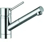 Kludi Scope K&uuml;chenarmatur 339310575 chrom, schwenkbarer ausziehbarer Auslauf