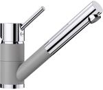 Blanco Antas-s K&uuml;chenarmatur 516765 Niederdruck, SILGRANIT-Look alumetallic/chrom