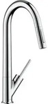hansgrohe Axor Starck K&uuml;chenarmatur 10821000 mit Ausziehbrause, chrom