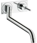 hansgrohe Sp&uuml;ltisch Armatur Axor Uno2 38815000 Unterputz, mit Schwenkauslauf,...