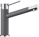 Blanco ALTA Compact K&uuml;chenarmatur 518810 SILGRANIT-Look felsgrau/chrom
