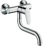hansgrohe K&uuml;chen Armatur Focus M41 1jet 31825000 chrom, Wandmontage, schwenkbarer