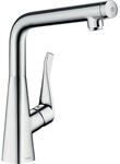 hansgrohe Metris Select 320 K&uuml;chenarmatur 14883000 chrom, schwenkbarer Auslauf