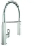 Grohe Eurocube K&uuml;chenarmatur 31395DC0 supersteel, C-Auslauf, mit Profibrause