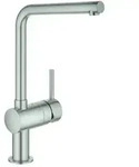 Grohe Minta Sp&uuml;ltisch-Einhebelmischer 31375DC0 supersteel, schwenkbarer...