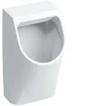 Geberit Renova Plan Urinal 235100000 weiss, Zulauf von hinten, ohne Deckel