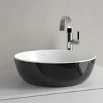 Villeroy und Boch Artis Aufsatzwaschbecken 417943BCT8 &Oslash; 430mm, ohne Hahnloch, ohne