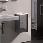 KEUCO Moll Abfallsammler 12788010000 aus Edelstahl, 25 l, Wandmodell,