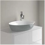 Villeroy und Boch Artis Aufsatzwaschtisch 419861BCT7 610x410mm, ohne Hahnloch,...
