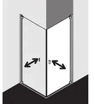 Kermi Raya Pendelt&uuml;r ZKRA1KR093201A 93 x 200 cm
