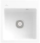 Villeroy und Boch Subway Fl&auml;chenb&uuml;ndige Sp&uuml;le 67811FKG mit Ablaufgarnitur und