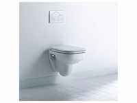 Duravit D-Code Wand Tiefspül WC 2211092000 weiß, HygieneGlaze, Compact