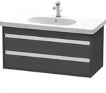 Duravit Ketho Waschtisch-Unterschrank KT664804949 100 x 45,5 cm, graphit matt, 2