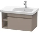 Duravit DuraStyle Waschtischunterbau DS639304343 Basalt Matt, 73x44,8x39,8cm, Becken