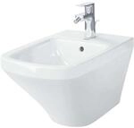 Duravit DuraStyle Wand Bidet 2287150000 mit &Uuml;berlauf, 1 Hahnloch, weiss