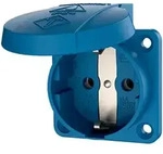 Mennekes Schuko-Anbau-Steckdose 11011 16A, 2p+E, 230V ,bl