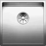 Blanco Claron Sp&uuml;le 521573 400-U, 44 x 44 cm, Edelstahl Seidenglanz, ohne