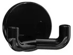 Hewi Doppelhaken Serie 477 4779002590 eckige Hakenform, tiefschwarz