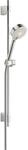Hansa Hansabasicjet Brausestangen-Set 44780233 720 mm, Handbrause dreistrahlig,