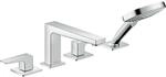 Hansgrohe Metropol 4-Loch Wannenarmatur 32552000 chrom, mit Zungengriffen